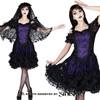 Sinister - 974 Robe courte - Violet/Noir Product image